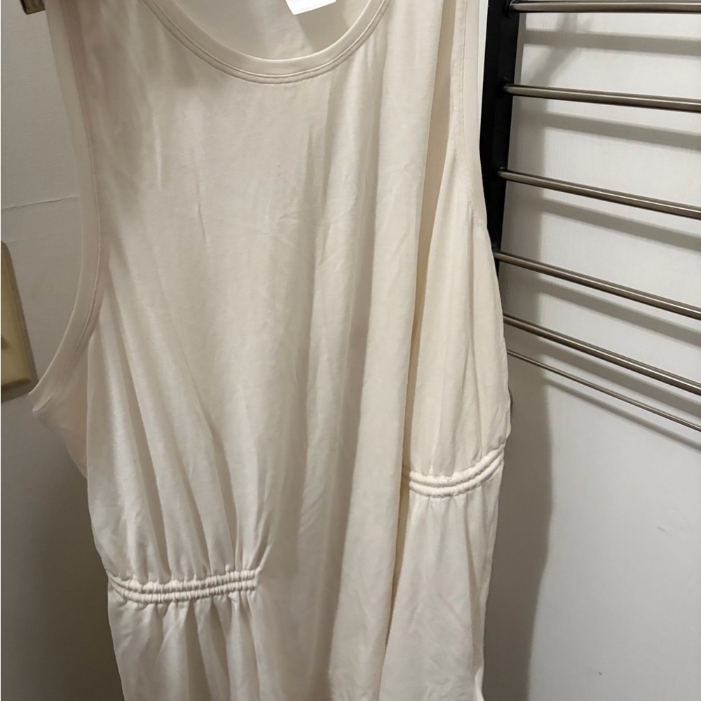 Athleta Cream Sleeveless Top - Picture 3 of 3